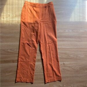 Urban Outfitters Orange Suede Slacks